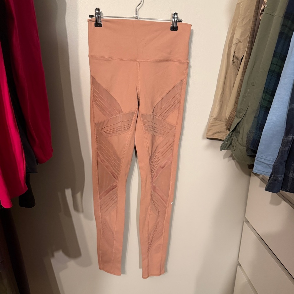 Alo Pink High-Waisted Leggings